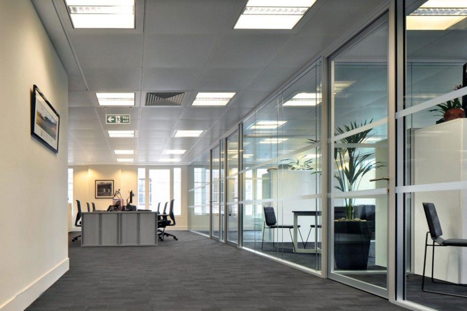 Acoustic Frameless Glass Wall Partition System Gallery 2