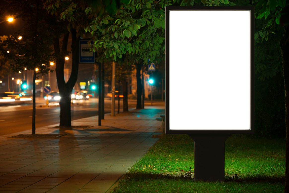 Blank advertising billboard | Avanti Systems