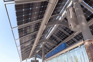 Solar Powered Bus Station